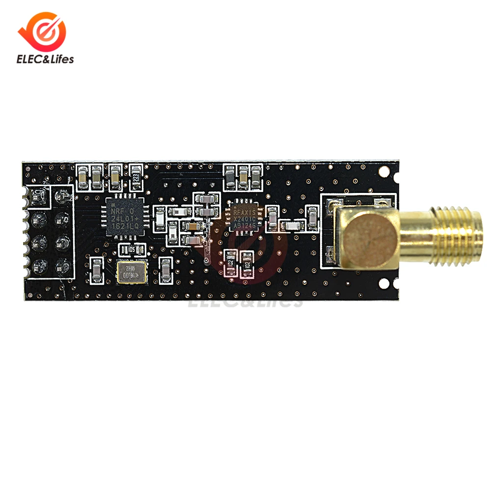2 4G NRF24L01 + PA LNA беспроводной модуль трансивера SMA антенна 1100 м микроконтроллера