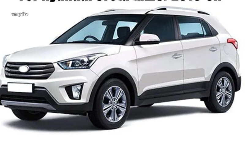 Для hyundai Creta ix25- хромированный передний задний отражатель противотуманный светильник противотуманный фонарь накладка противотуманный светильник бампер Литье Гарнир