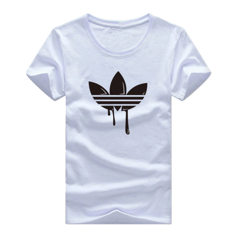 

New Summer Cotton Funny T Shirts Short sleeves T-shirt Men Fashion Tide brand Print Red T shirt Men Tops Tees Men's T-shirt