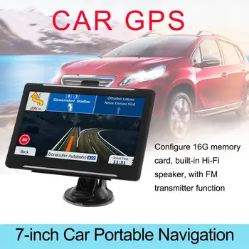 

Car GPS Portable Navigator 256-8GB HD Capacitive Display GPS Satellite Navigation With Global Map 7-inch