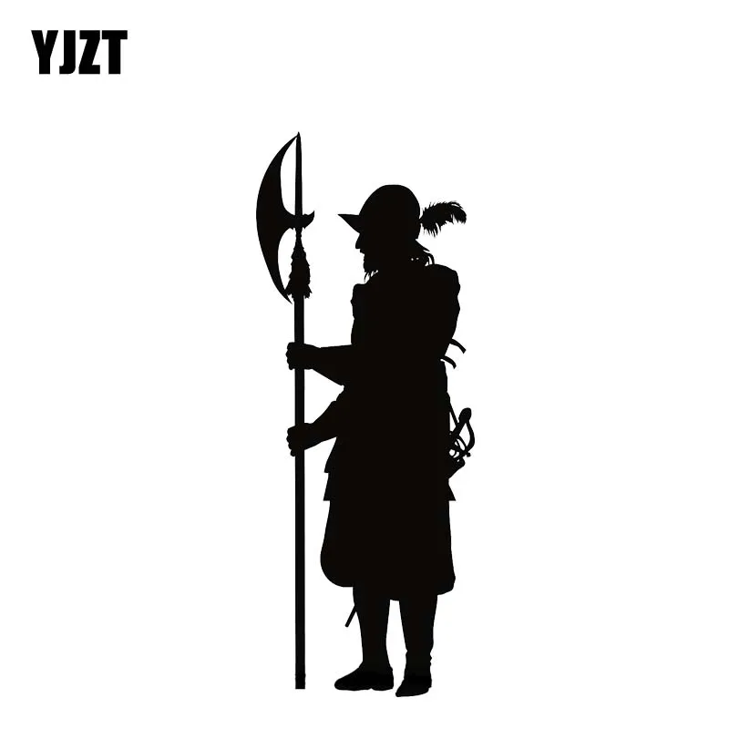 YJZT 17 8*6 9 см анимит Mystery Guard Warrior Автомобильная Наклейка солдатик