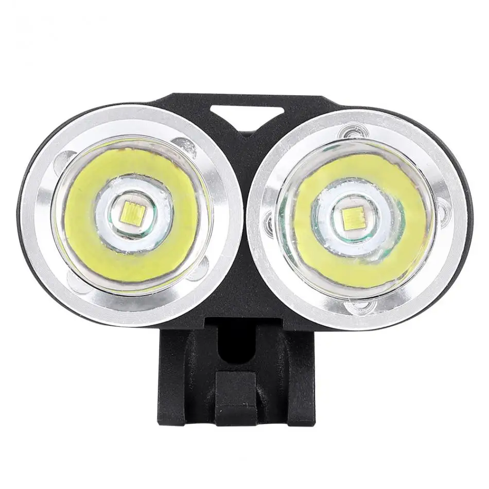 Excellent Waterproof Road Bike Light LED Front Bicycle Headlight 2000Lm Safety Night Cycling Lamp+Rechargeable Battery Pack+Charger 3