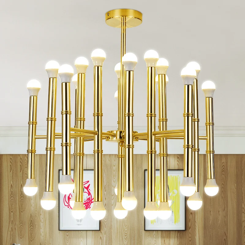 

Modern Led Pendant Lights Home Decoaration Lighting Light lamp Fixtures For Living Room Dining Room Decoration AC85-265V Gold