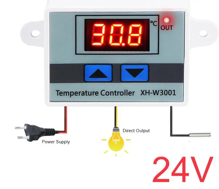 XH-W3001 12V 24V 220V Digital Thermostat Schalter Temperaturregler X