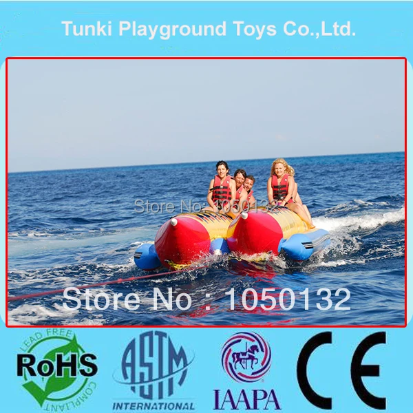 

double inflatable banana rowing boat