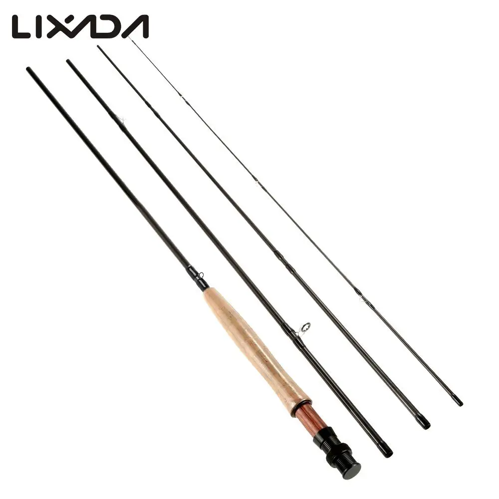 2.7M Carbon Fishing Rods Dismountable Portable Fishing Rods 4 Pieces