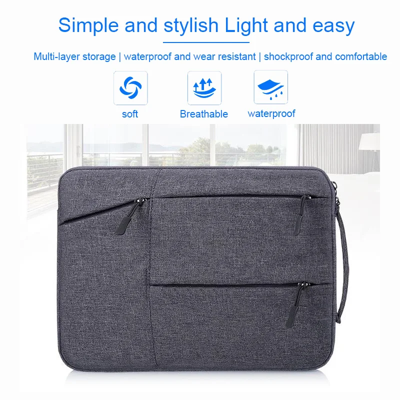 Сумка Basix для ноутбука 15 6 4 14 1 13 3 17 сумка мессенджер MacBook Air Чехол