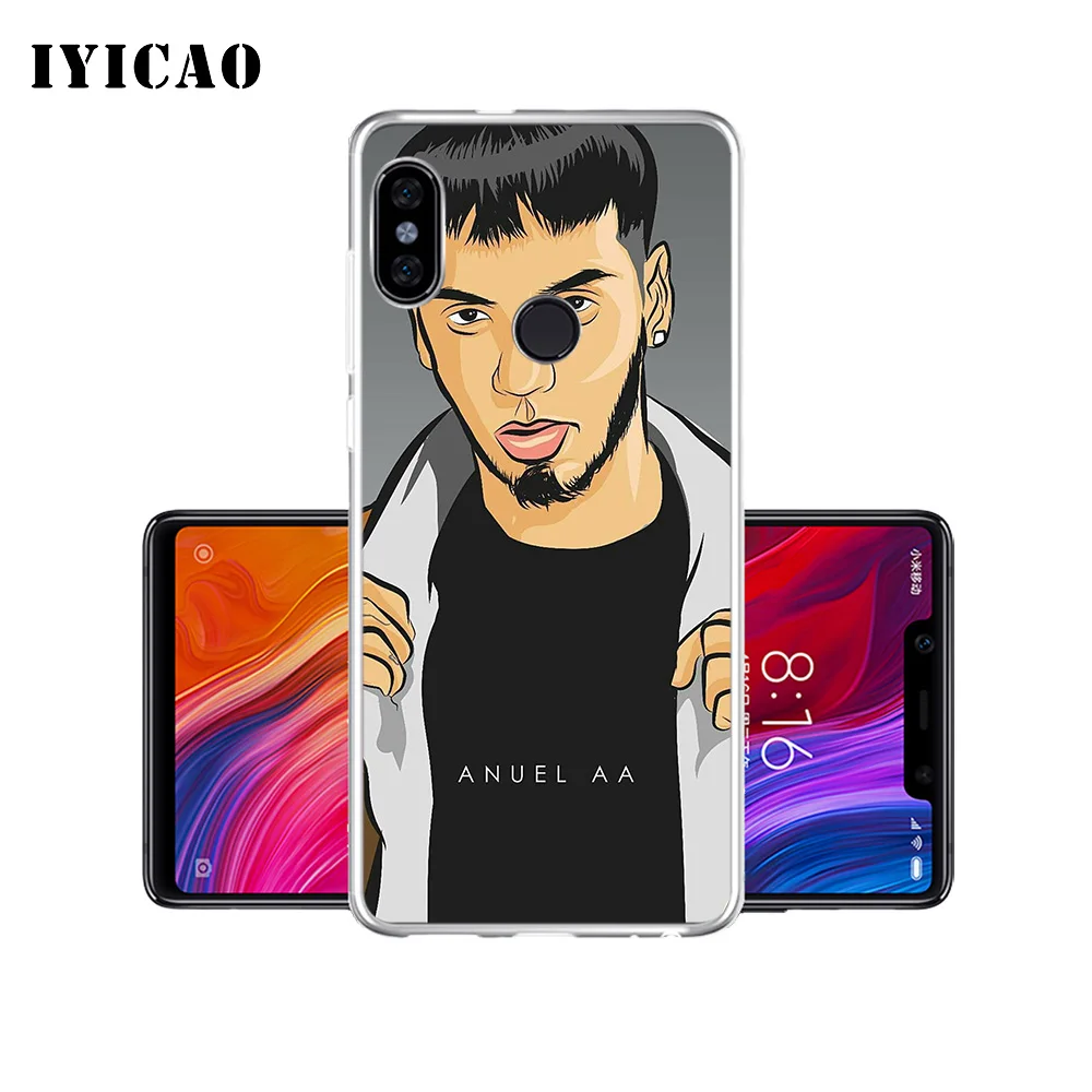 IYICAO Anuel aa Ozuna Мягкий силиконовый чехол для телефона в стиле хип хоп Xiaomi Redmi 4A 5A 6A Note 7
