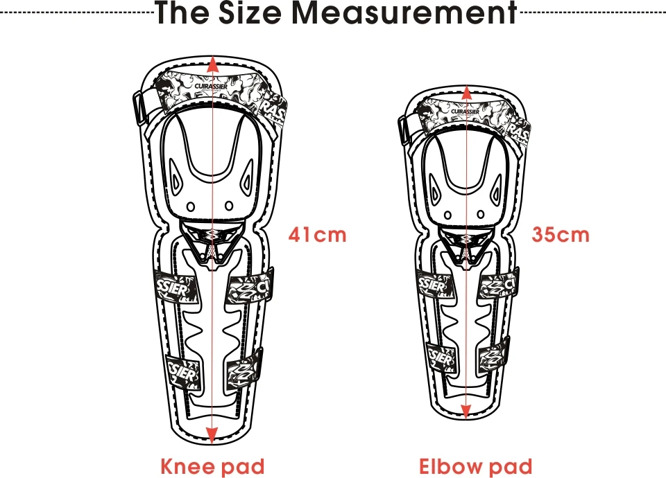 Мотоциклетные защитные наколенники CUIRASSIER наколенники бандаж защита локтя протектор Мотоцикл Мотокросс Гонки MX защита Броня