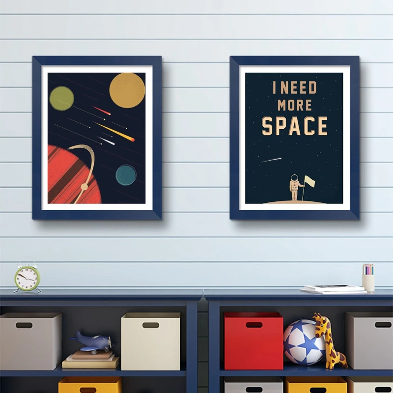 Space-Poster-Wall-Art-Canvas-Prints-I-Need-More-Space-Science-Art-Canvas-Painting-Outer-Space (3)