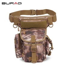 BURAQ маленькая многофункциональная нейлоновая модная сумка на пояс Талия нога питона Camoflage велосипед большой мешок для хранения денег поясная сумка A21-1