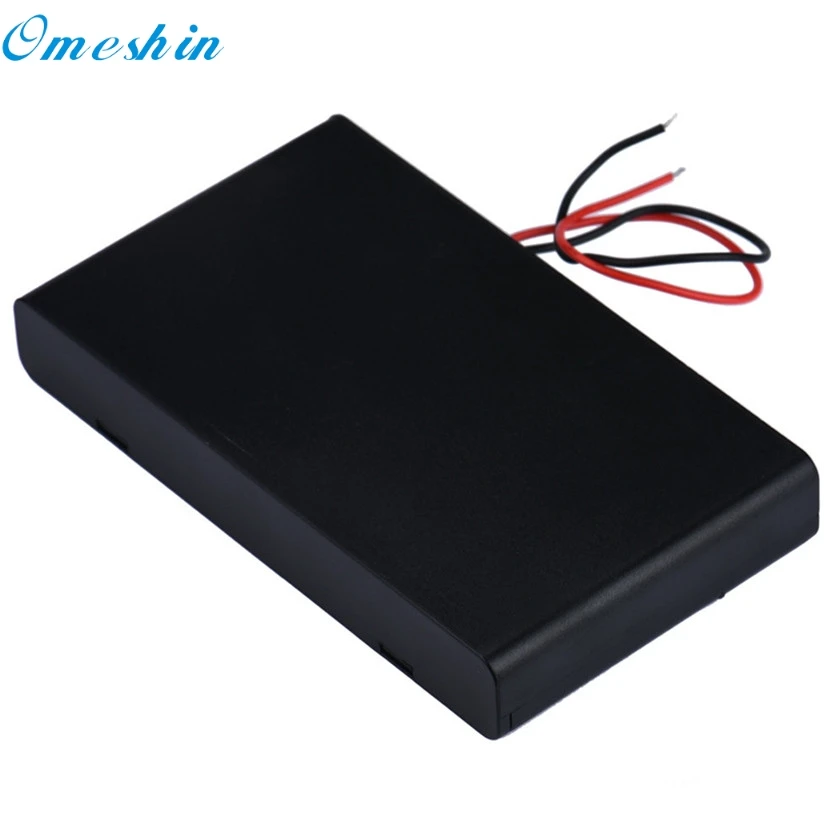 

OMESHIN SimpleStone 8 x AA 12V Battery Holder Connector Storage Case Box ON/OFF Switch With Lead Wire June27