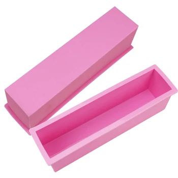 

Rectangle Soap Mold Silicone DIY Handmade Cold Processing Cake Baking Tools