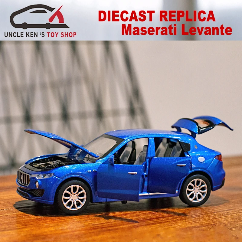 Diecast Levante макет машины 16 см металлические игрушки для мальчиков в подарок с музыкой/светом/откатной функцией