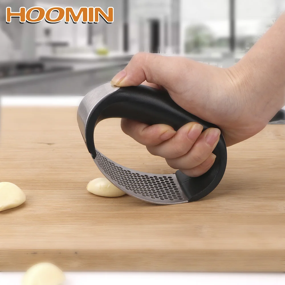 

HOOMIN Garlic Grinding Slicer Ginger Crusher Chopper Cutter Garlic Presses Cooking Gadgets Tools Kitchen Accessories