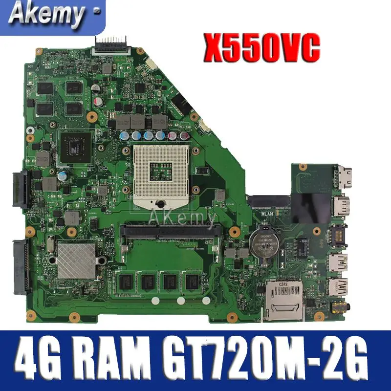 Amazoon Новинка X550VC материнская плата для ноутбука For Asus R510V X550V X550 тест оригинальная