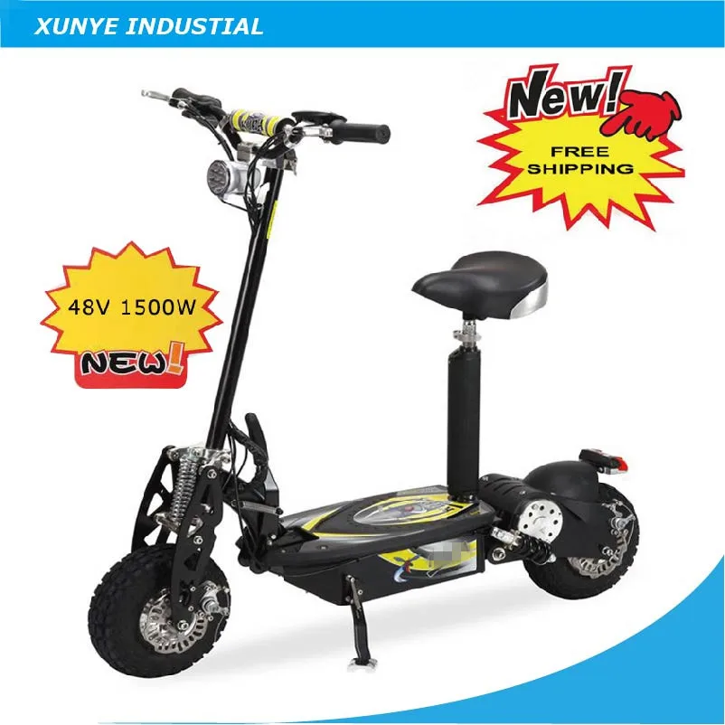 Top OSB50 Free Shipping High Qality Foldable Electric Scooter, E scooter with 11" Two Wheels 48V 1500W, Adult Electrical Scooter 0