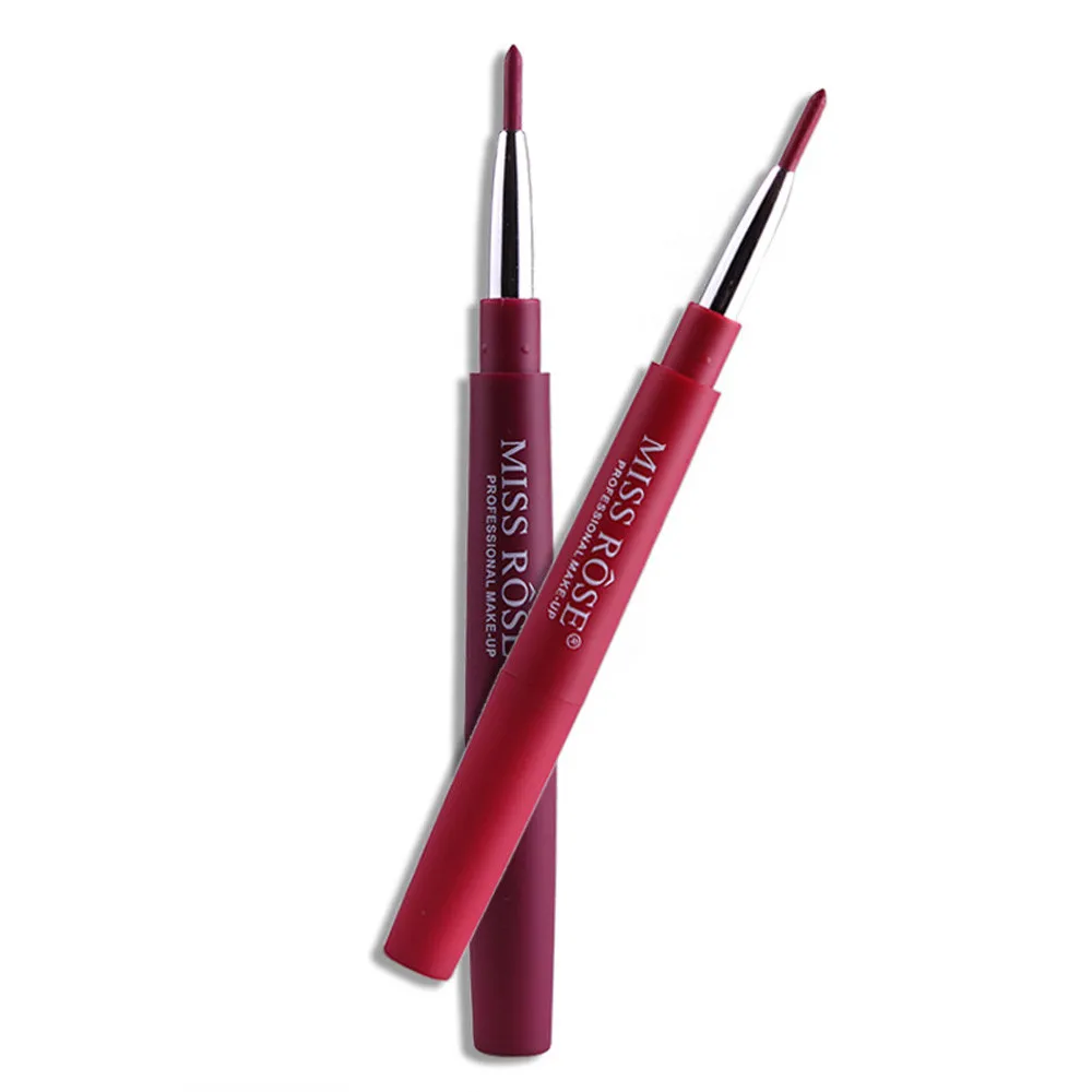 Мисс Роуз дважды конец прочного lipliner Waterproof Lip Liner палки карандаш 8 цветов F1109