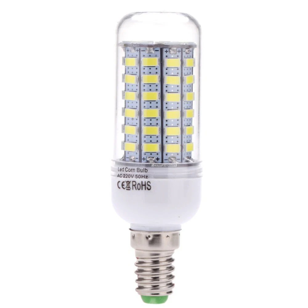 

Cheapest E14 15W 5730 SMD 69 LED Corn Light Energy saving lamp 360 Degrees 200 - 240V White