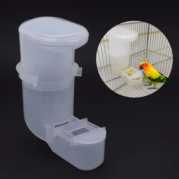 

1Pc Bird Parrot Feeder Automatic Food Water Feeding Drinker Pet Clip Dispenser Feeders Cage Bird Supplies C42