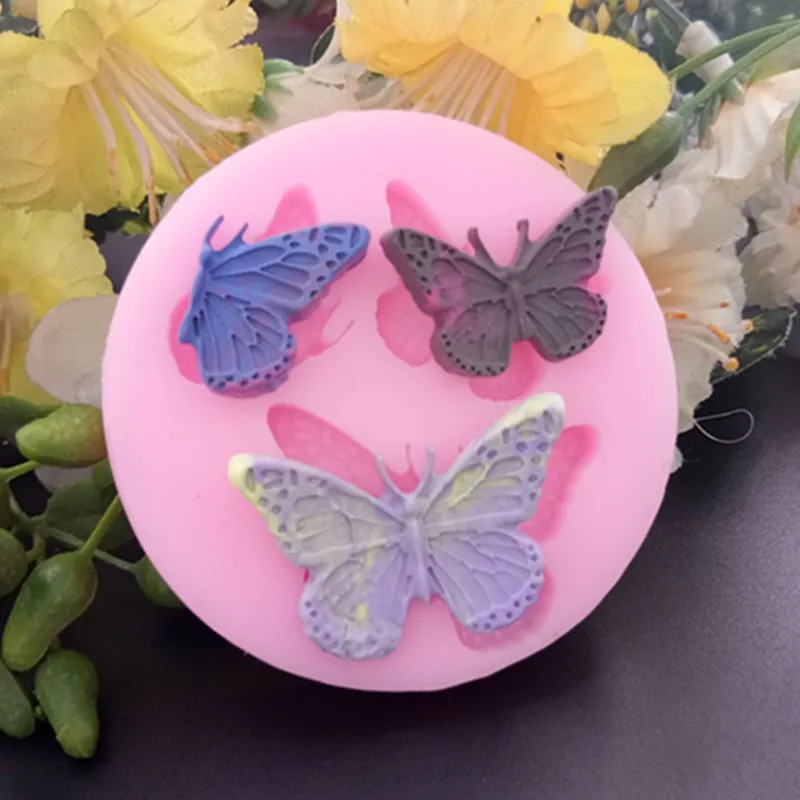 DIY Butterfly Silicone Fondant Molds Baking Cake Mold Mould Lace