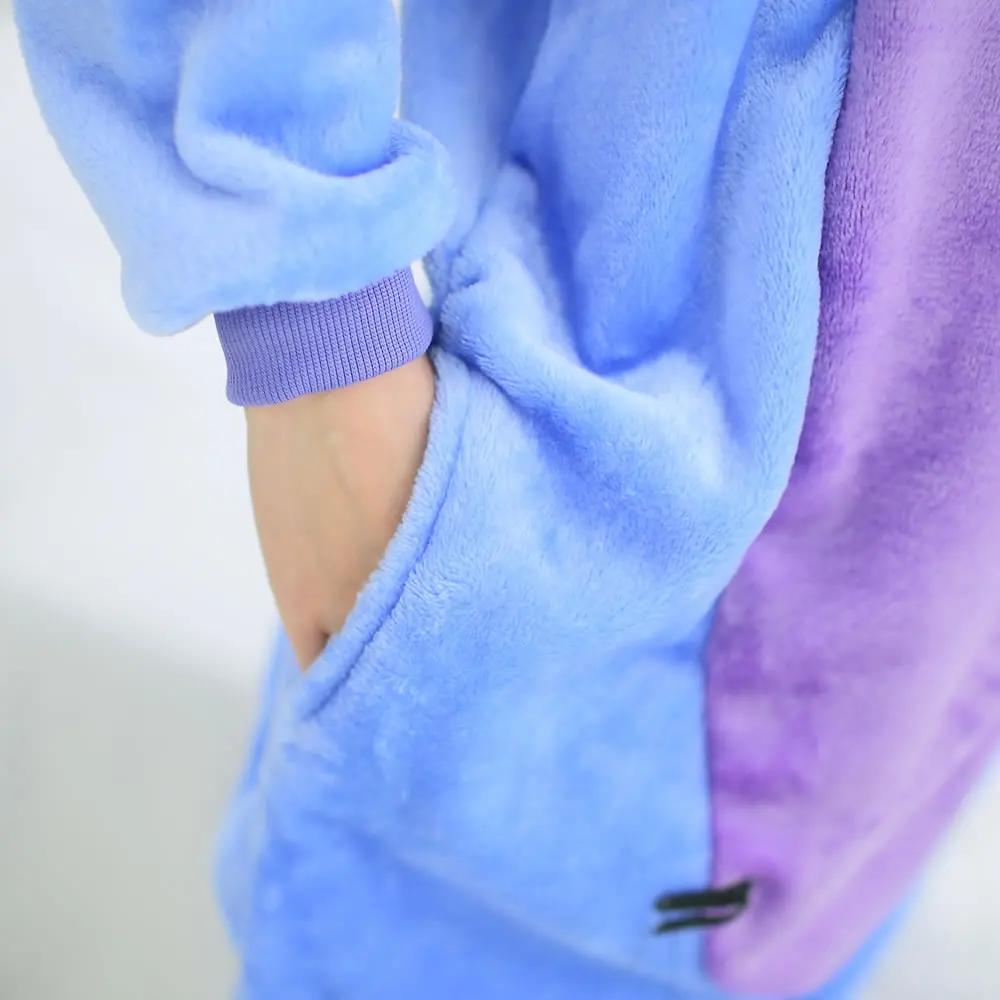 Детский комплект Kigurumi пижамы для детей зимняя Фланелевая пижама с рисунками