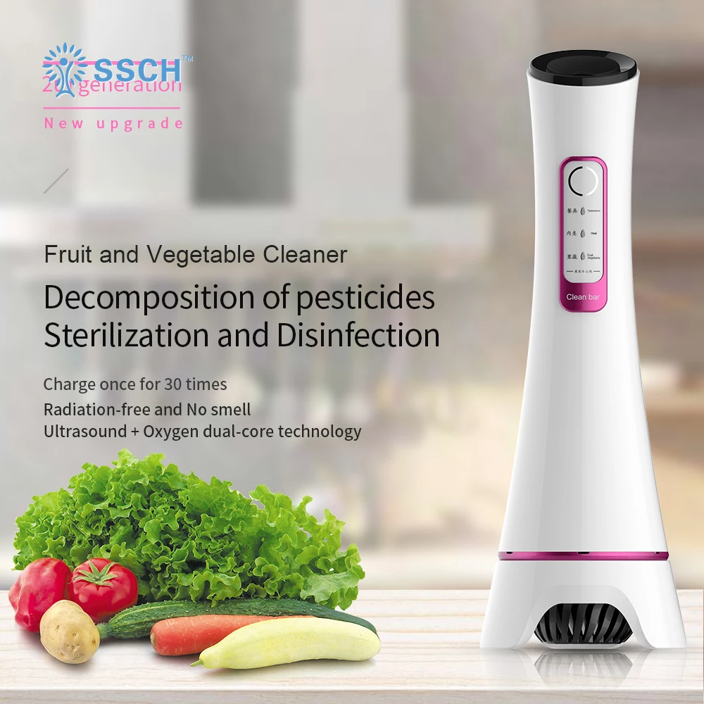 Buy Portable Fruit Vegetable Clean Bar Ultrasonic