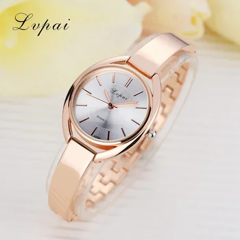 

Lvpai Brand Fashion Ladies Silver Watch Stainless Steel Fashion Quartz Wristwatch Female Gold Ladies Women Watches