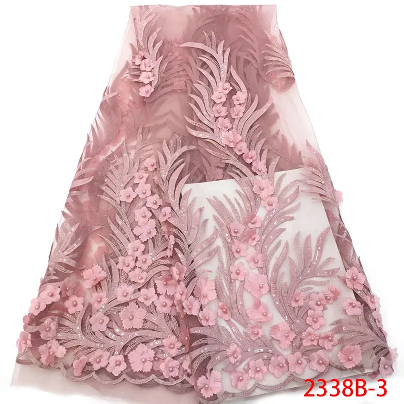 Latest African Tulle Lace Fabric 2019 High Quality French Mesh Fabrics with Beads Embroidery for Party Dress AMY2338B | Дом и сад
