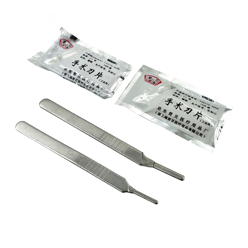 

Carving Repair Knife Scalpel 11# 23# Carbon Steel Blades Animal Surgical Knife Wood Carving Pen PCB DIY Cutting Tool