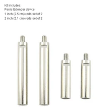free shipping 1 set rods Penis Extender Stretcher Rods , pro extender Enlarger Enlargment proextender Replacement Accessory