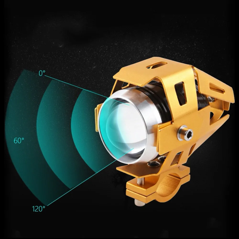 Мотоцикл Открытый Прожекторы вспомогательный лампы Яркий U5 светодиодный чип мотобайк Фары для автомобиля аксессуары мото автомобиль
