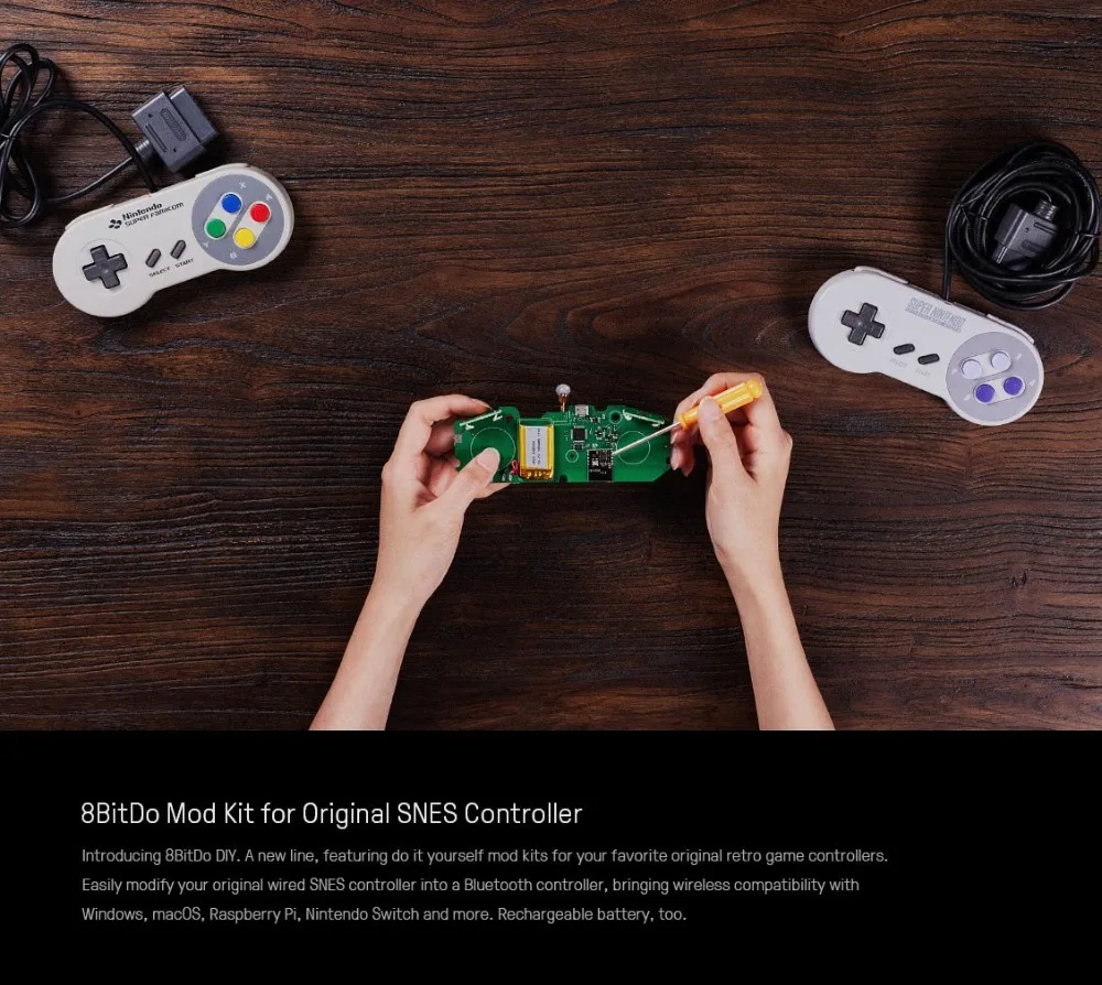 8bitdo DIY супер modkit части SNES/SF-C контроллер DIY SNES SF-C контроллер Bluetooth геймпад для sega игры sega Mega Drive контроллер