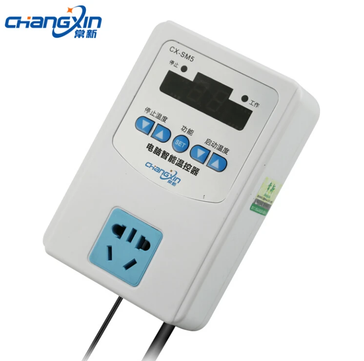 

Electronic computer intelligent thermostat temperature control switch CX-SM5 1500W single significant air head