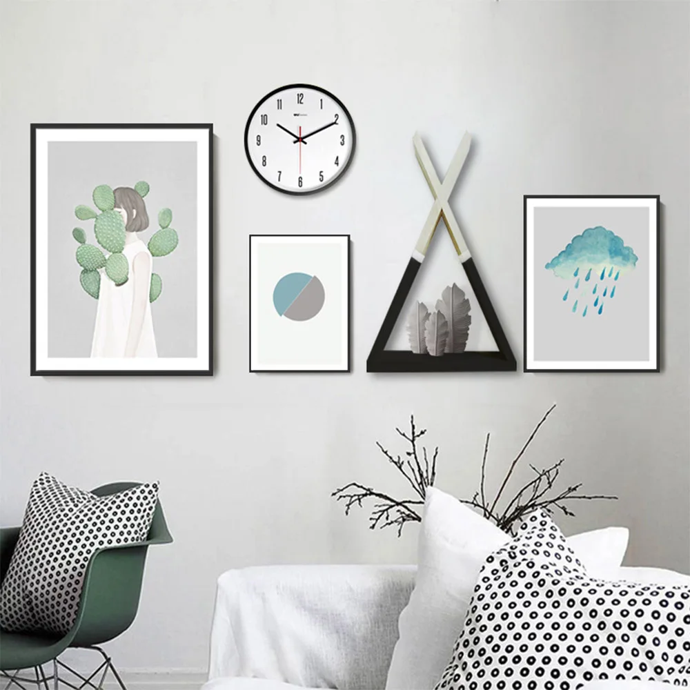 7color Nordic X Shaped Wood Wall Shelf Practical Home Decoration Wall Rack Living Room Wall Hanging Home Shelves Storage Rack