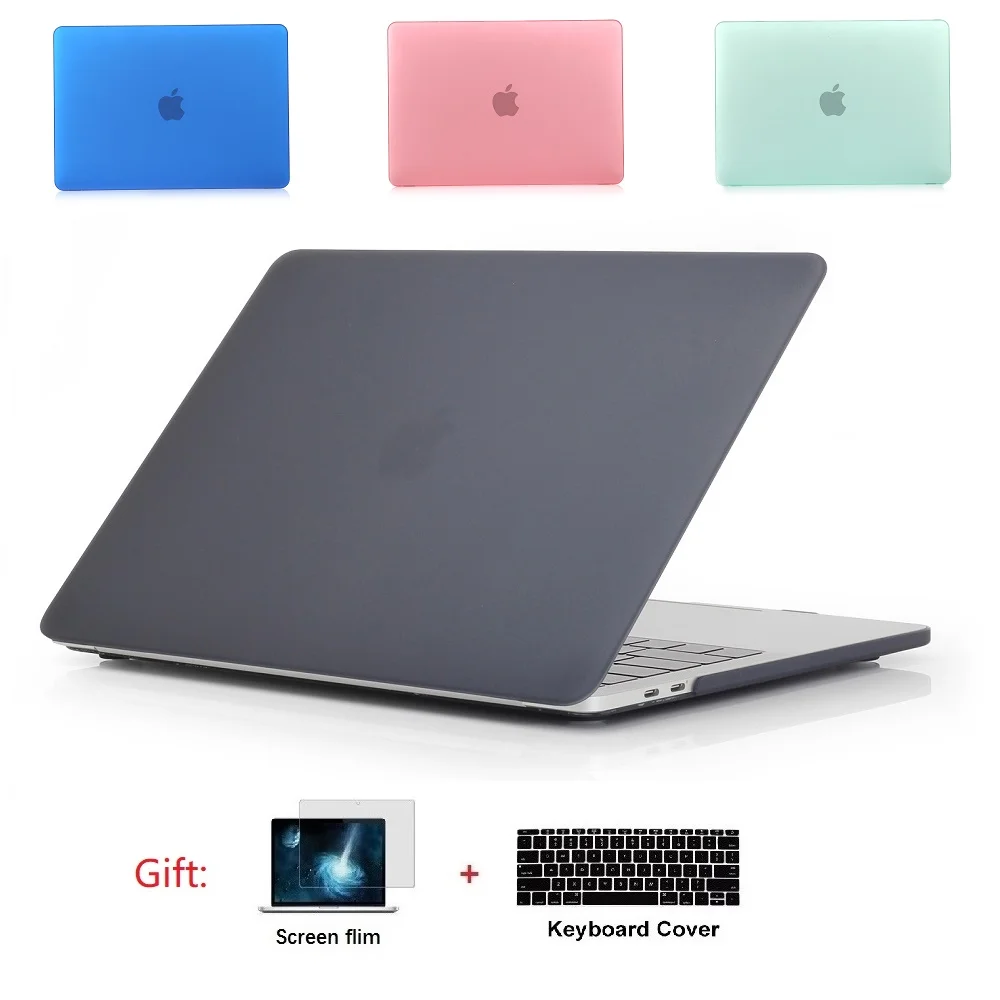 Матовый Жесткий чехол для ноутбука Apple MacBook Air 11 13 Pro Retina 12 15 нового с/без сенсорной