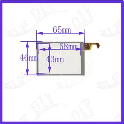 ZhiYuSun AJ 3118 2,8 дюймов 65 мм * 46 4 линейный сенсорный экран панель 65*46 сенсор стекло это совместимо