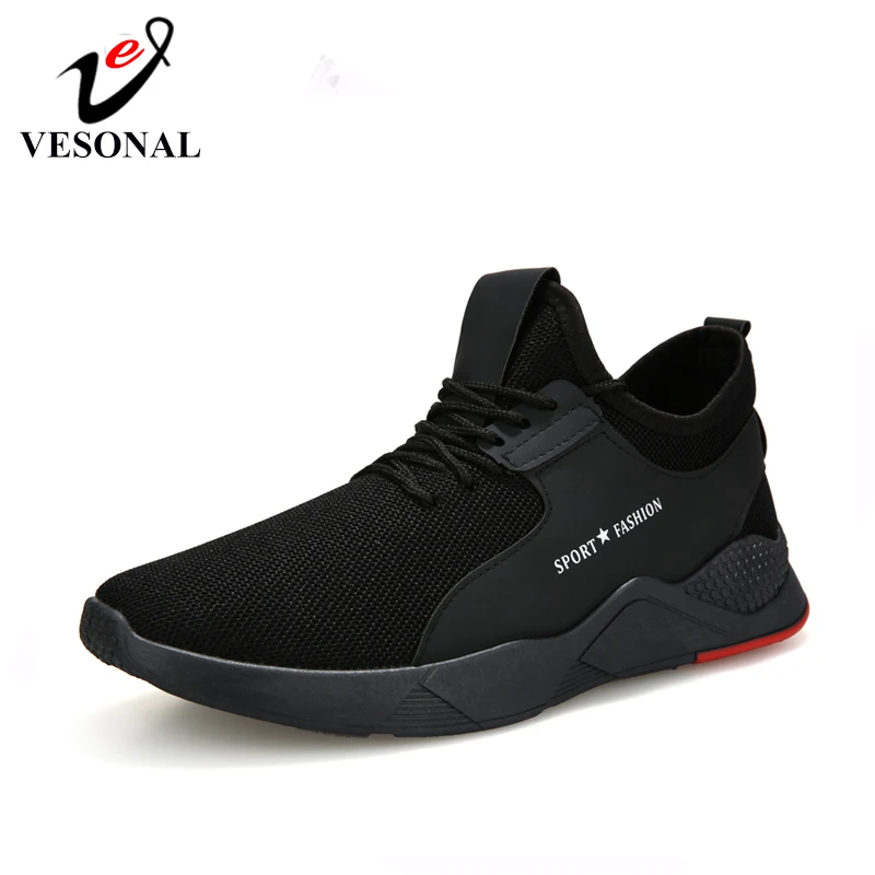

VESONAL Brand 2019 Lightweight New Mesh Men Shoes Casual Breathable Comfortable Walking Male Sneakers Tenis Feminino Footwear