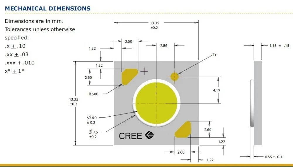 CREE-XLAMP-CXA1304-LED-CHIP-SMD-WHITE-5-10W-COB-9V-1000mA-300-1000LM