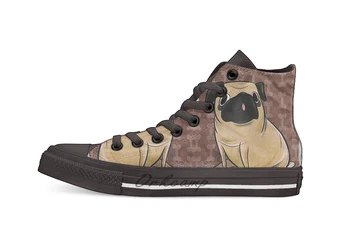 

PUG Casual High Top Canvas shoes sneakers Light Walking Shoes