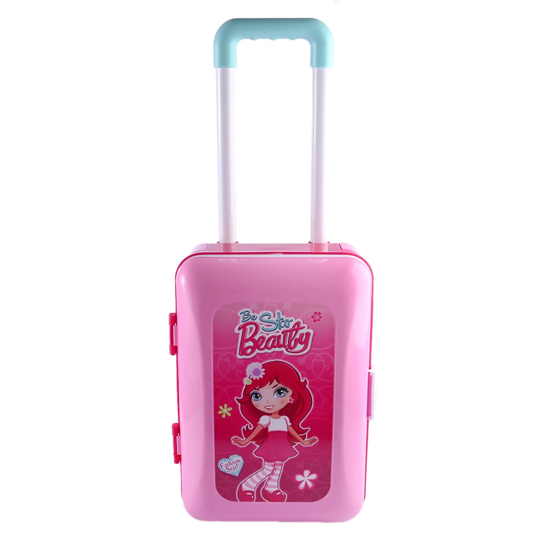 Дети инструмент для нанесения макияжа наборы ролевые игры Workbench Playset обучающая игрушка с органайзером для багажа-розовый