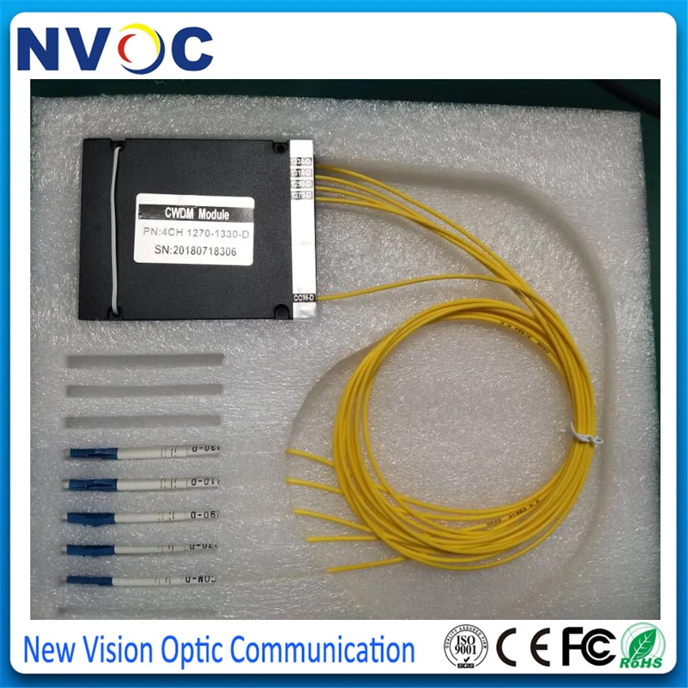 1 * 6Ch мультиплексор Mux/Demux CWDM с 70 см 2 ММ LC/UPC и COM портом без UPG 6ch ABS Box Type для