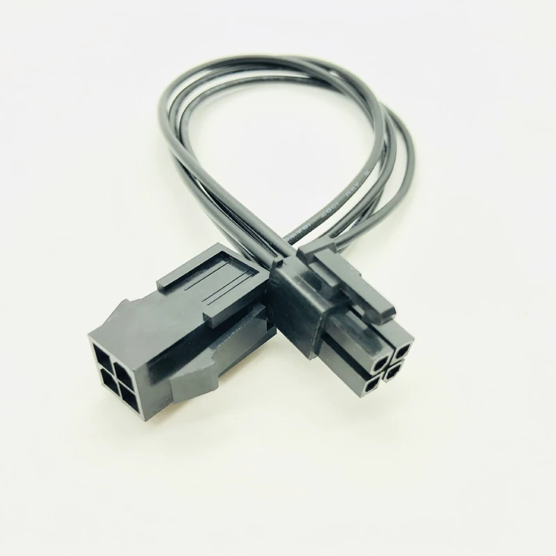 

4Pin PC Cable CPU Power Supply Extension Cord Cable Desktop 4 Pin 4P ATX Power Male to Female Connector Cable 20cm UL 18AWG Wire