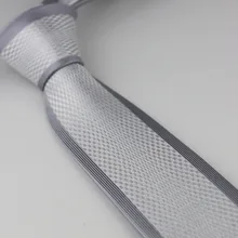 Мужские галстуки для костюма, дизайн, серая кайма с серебристой/серой клетчатой шейный платок из микрофибры, обтягивающий галстук 6 см, нарядные рубашки, свадебные галстуки