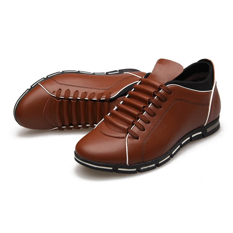 En La Plus 602brown Cuir Appartements Pu Chaussures Hommes Automne 602black Mode Nouveau Mâle Laçage Casual 602red Hiver Taille xzwnqOgUp