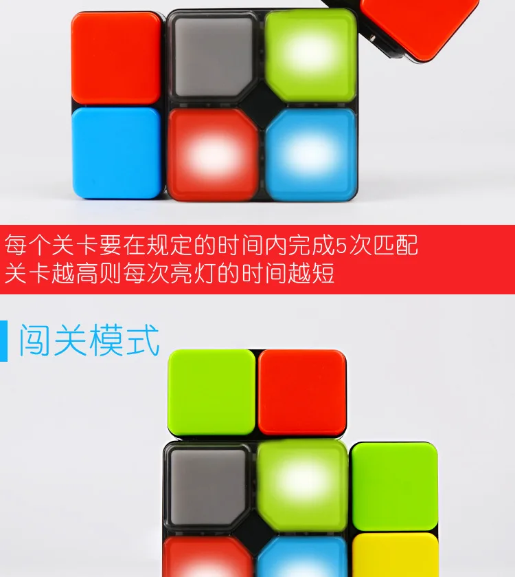 Electronic Music Variety Magic Cube Game Flip Slide Puzzle Toy Parent-Child Interaction Creative Flip Pressure Artifact Toy