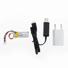 Hilbert 1 pcs 7.4 V 300 mAh 30c Li-po Batterie et chargeur Pour WLtoys F959 Avion Pièces De Rechange XK DHC-2 A600 RC Avion en gros