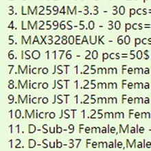 490 шт./лот STM32F051K8T6 STM32F103RBT6 LM2594M-3.3 LM2596S-5.0 。