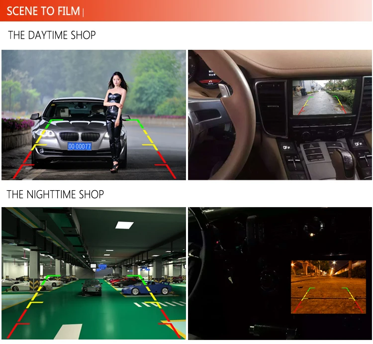 Promotion 8LED Rearview Camera for Toyota RAV4/For Auris/For Chery Tiggo Reverse camera Backup camera Waterproof Night vision wireless backup camera for car