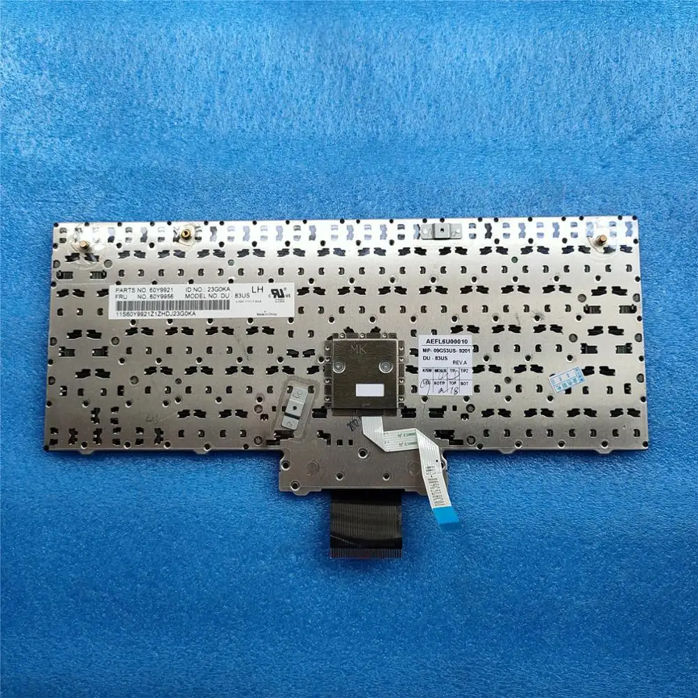  Original US keyboard for Lenovo Thinkpad E10 E11 X120 X100E 60Y9956 60Y9886 60Y9921 60Y9851